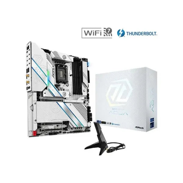 ASRock Z890 Taichi AQUA E-ATX Motherboard – Intel LGA1851 | DDR5 | PCIe 5.0 | WiFi 7 | 10G LAN