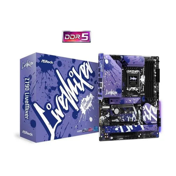 ASRock Z790 LiveMixer ATX Motherboard for Intel 12th, 13th & 14th Gen Processors