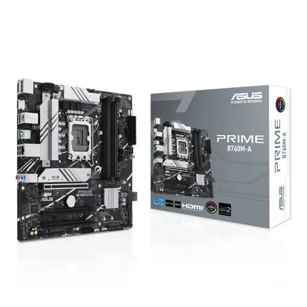 ASUS Prime B760M-A DDR5 mATX Intel Motherboard (12th/13th/14th Gen)