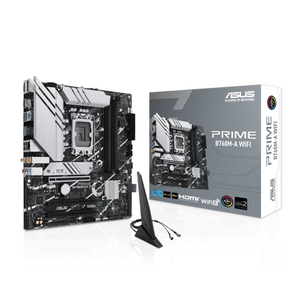 ASUS Prime B760M-A WiFi DDR5 mATX Intel Motherboard (12th/13th/14th Gen)