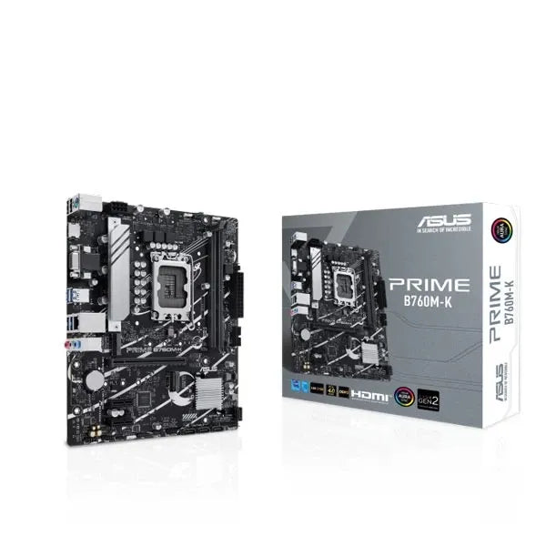 ASUS Prime B760M-K DDR5 mATX LGA1700 Motherboard