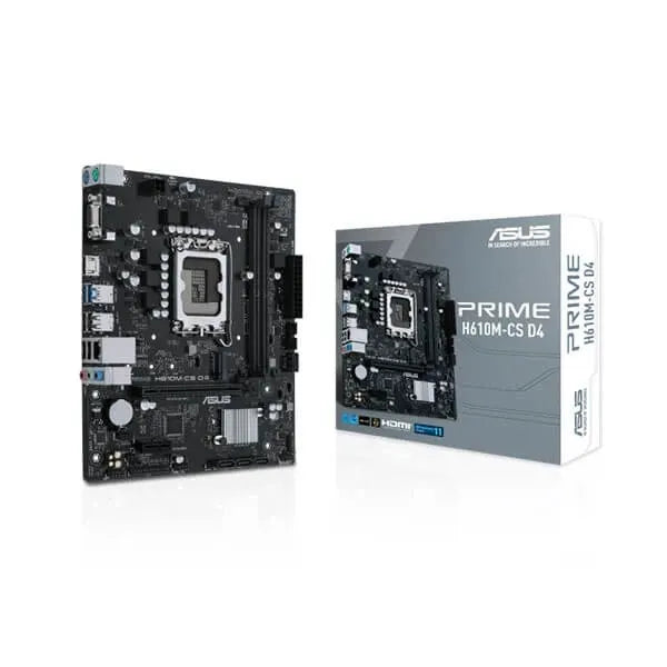 ASUS Prime H610M-CS D4 mATX Intel Motherboard (12th/13th/14th Gen)
