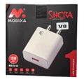 Mobixa Shera 18W Type-C Fast Charger Adapter V8 CH-03 USB Wall Charger