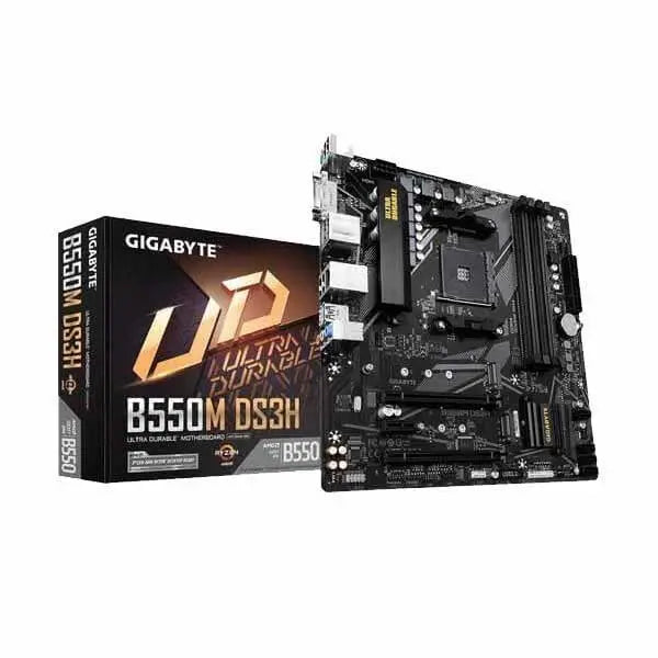 Gigabyte B550M DS3H AM4 Micro-ATX Gaming Motherboard for AMD Ryzen