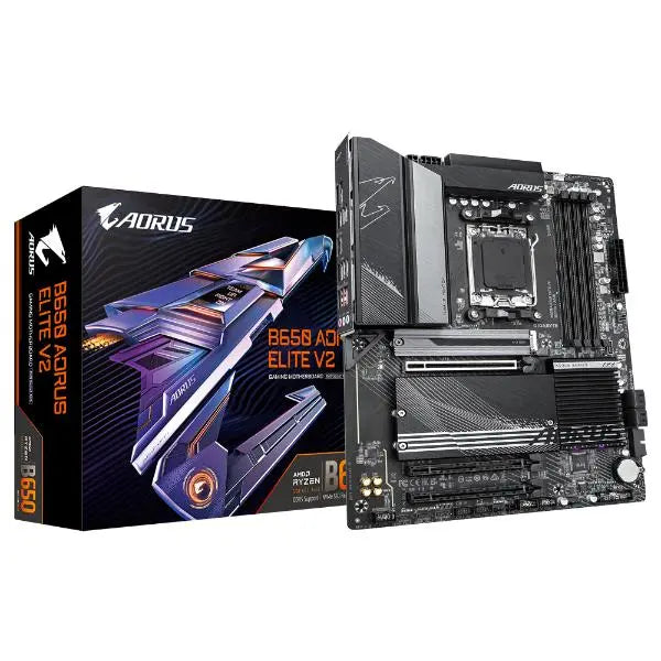 Gigabyte B650 AORUS ELITE V2 AM5 ATX Motherboard – AMD B650 Chipset