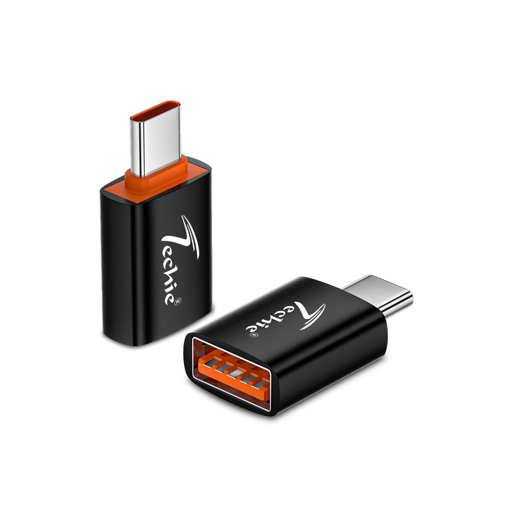 Techie | Type-C to USB OTG Converter | CONV9 | Universal Compatibility