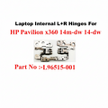 HP | Laptop Hinges (L+R) | 196515-001 | Pavilion X360 14M-DW 14-DW
