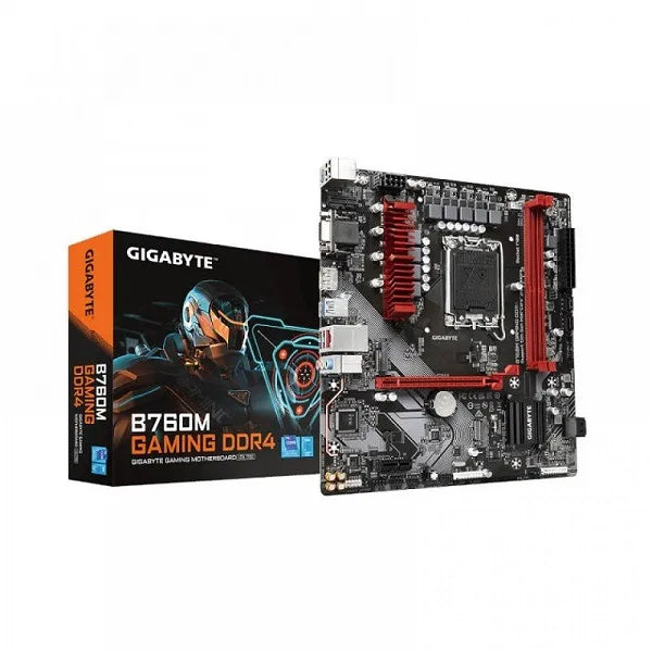 Gigabyte B760M GAMING DDR4 Motherboard – LGA1700 Micro‑ATX (Intel 12th/13th/14th Gen, DDR4)