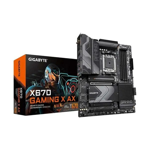 Gigabyte X670 Gaming X AX DDR5 AM5 ATX Motherboard with WiFi 6E for AMD Ryzen 7000 Series Processors