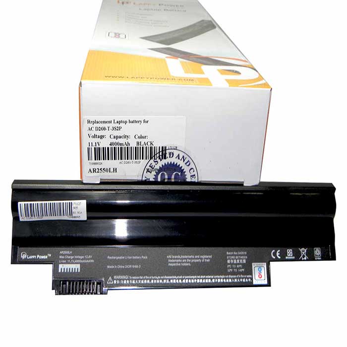 Acer | Laptop Battery | 6 Cell | Aspire One D260 Black
