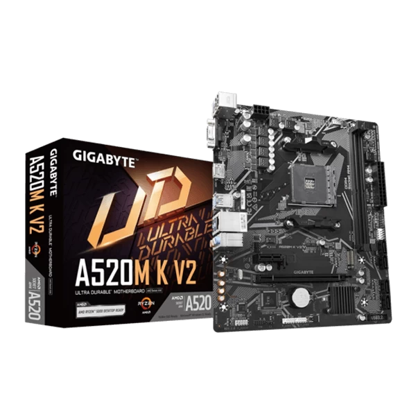 Gigabyte A520M K V2 AM4 Micro-ATX AMD Motherboard (Rev. 1.0)