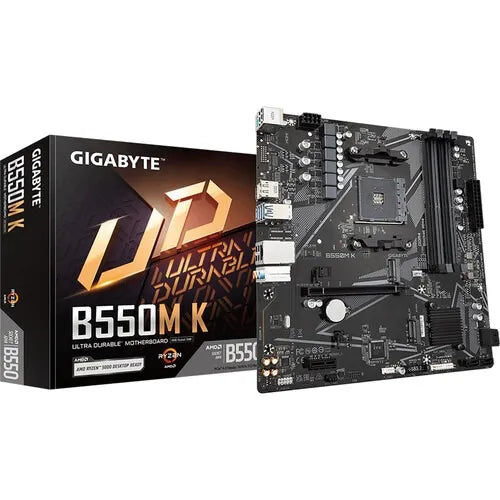 Gigabyte B550M K AM4 Micro-ATX AMD Motherboard (Rev. 1.0)
