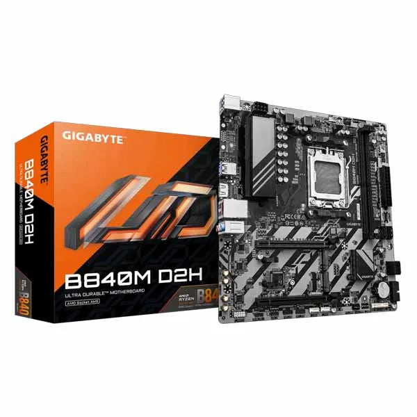Gigabyte B840M D2H AM5 DDR5 Micro-ATX Motherboard