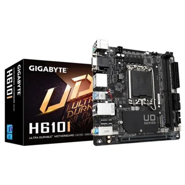 Gigabyte H610I DDR5 (rev. 1.0) Intel Motherboard (Supports Intel 12th, 13th & 14th Gen)