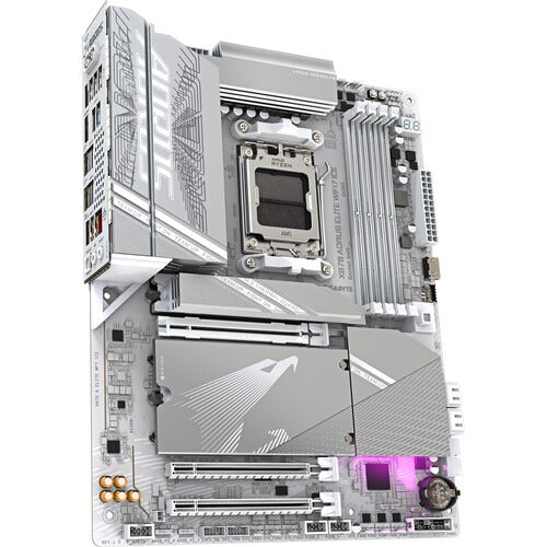 Gigabyte X870 AORUS ELITE WiFi7 ICE AM5 DDR5 ATX Motherboard (White)