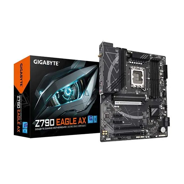 Gigabyte Z790 EAGLE AX (Rev. 1.0) Intel LGA1700 ATX Motherboard – Supports 12th, 13th & 14th Gen Processors