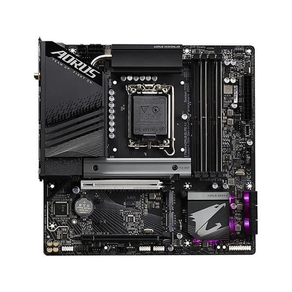 Gigabyte Z790M AORUS Elite AX WiFi 6E DDR5 LGA1700 Micro-ATX Motherboard for Intel 12th, 13th & 14th Gen Processors