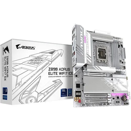 Gigabyte Z890 AORUS Elite WiFi 7 ICE White ATX Motherboard