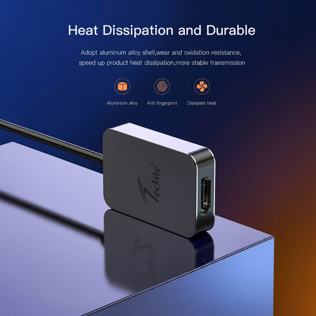 Techie | Type-C to HDMI Converter | COVTC1 | Universal USB-C Devices