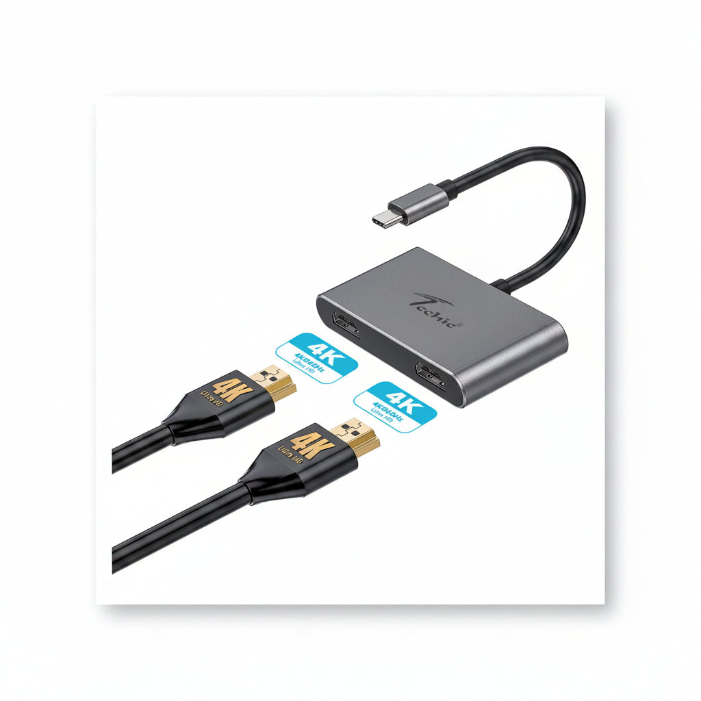 Techie | Type-C to HDMI Converter Slim | COVTC1A | USB-C Devices