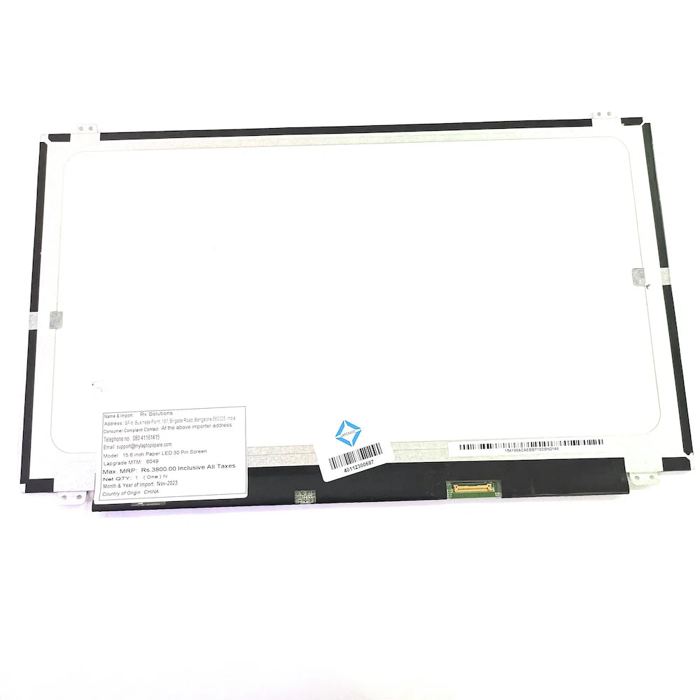 Lapgrade 15.6 Inch Laptop Screen N156BGA-EA3 BR 30 Pin Paper LED With Brackets