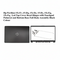 HP | LCD Top Cover with Bezel & Hinges | 15S-FR | Pavilion 15S-FR 15-DQ 15S-DY 15-DY