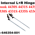 HP | Laptop Hinges (L+R) | 646354-001 | ProBook 4430S 4431S 4435S 4436S 4330S 4331S 4335S 4336S