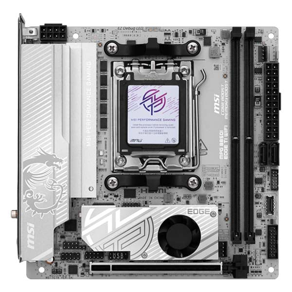 MSI MPG B850I Edge TI Mini-ITX Motherboard – DDR5, PCIe 5.0, WiFi 6E, AM5 for AMD Ryzen 7000/8000/9000