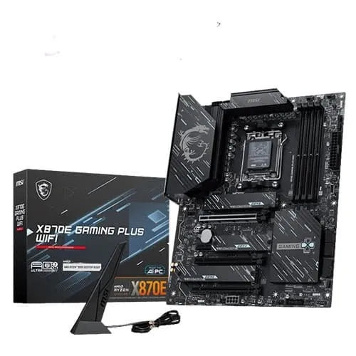 MSI X870E Gaming Plus ATX Motherboard – DDR5, PCIe 5.0, WiFi 6E, AM5 for AMD Ryzen 7000/8000/9000