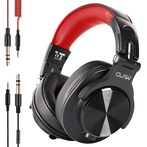 CLAW | Studio Monitoring Headphones | SM50 | Black Red