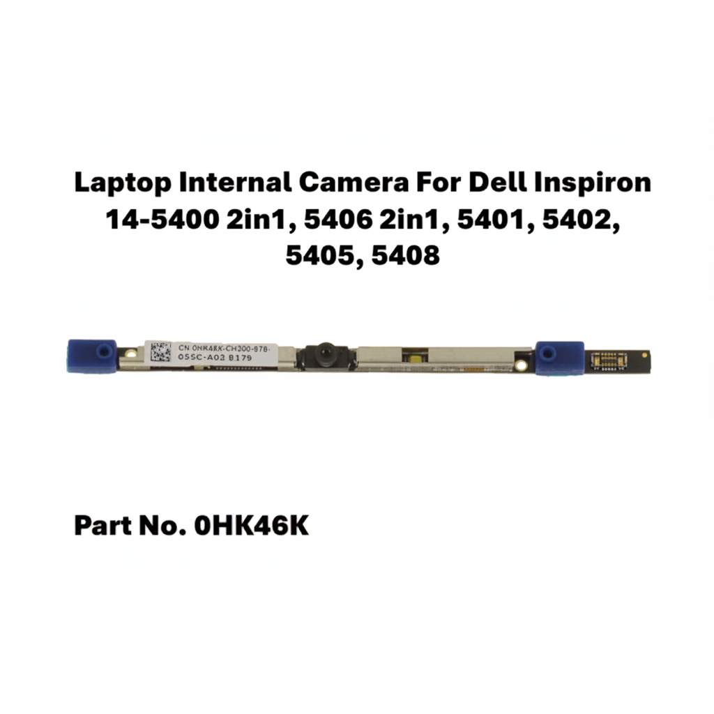 Laptop internal camera module for Dell Inspiron models on a white background