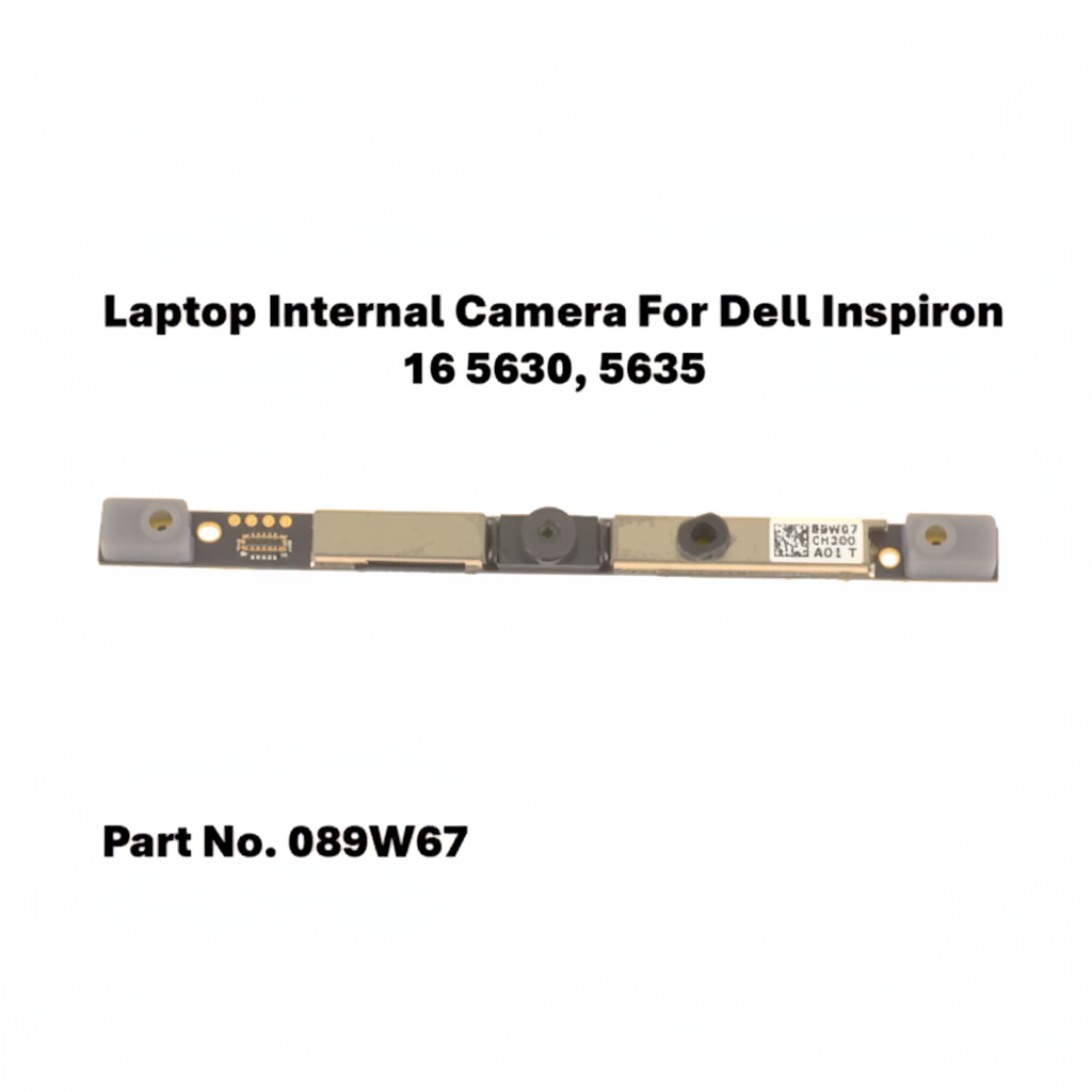 Laptop internal camera module for Dell Inspiron 16 5630, 5635 with part number 089W67 on a white background.