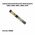 Laptop internal camera module for Dell Inspiron 3462, 3465, 3467, 3468, 3478 with Part No. F08KG on a white background.