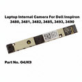 Laptop internal camera module for Dell Inspiron with part number G4JK9 on a white background