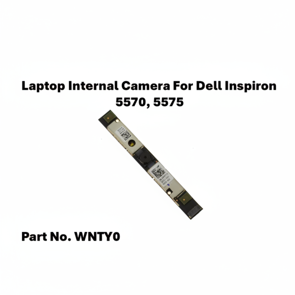 Laptop internal camera for Dell Inspiron 5570, 5575 with part number WNTY0 on a white background