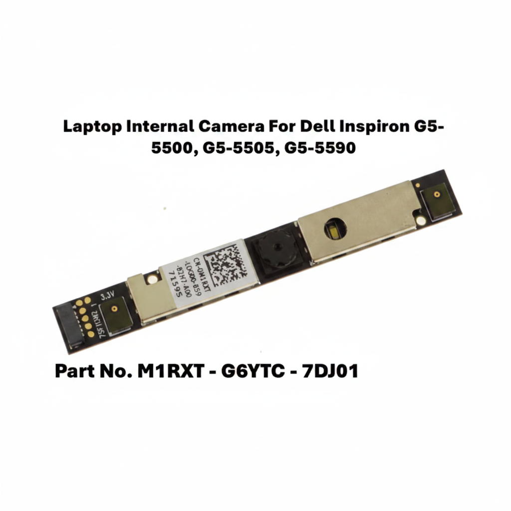 Laptop internal camera module for Dell Inspiron G5 series on a white background