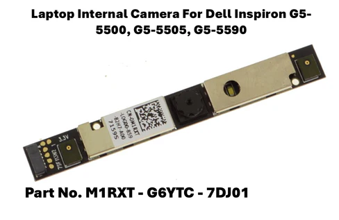 Tainston Laptop Internal Camera for Dell G5-5500 / 5505 / 5590 M1RXT G6YTC 7DJ01