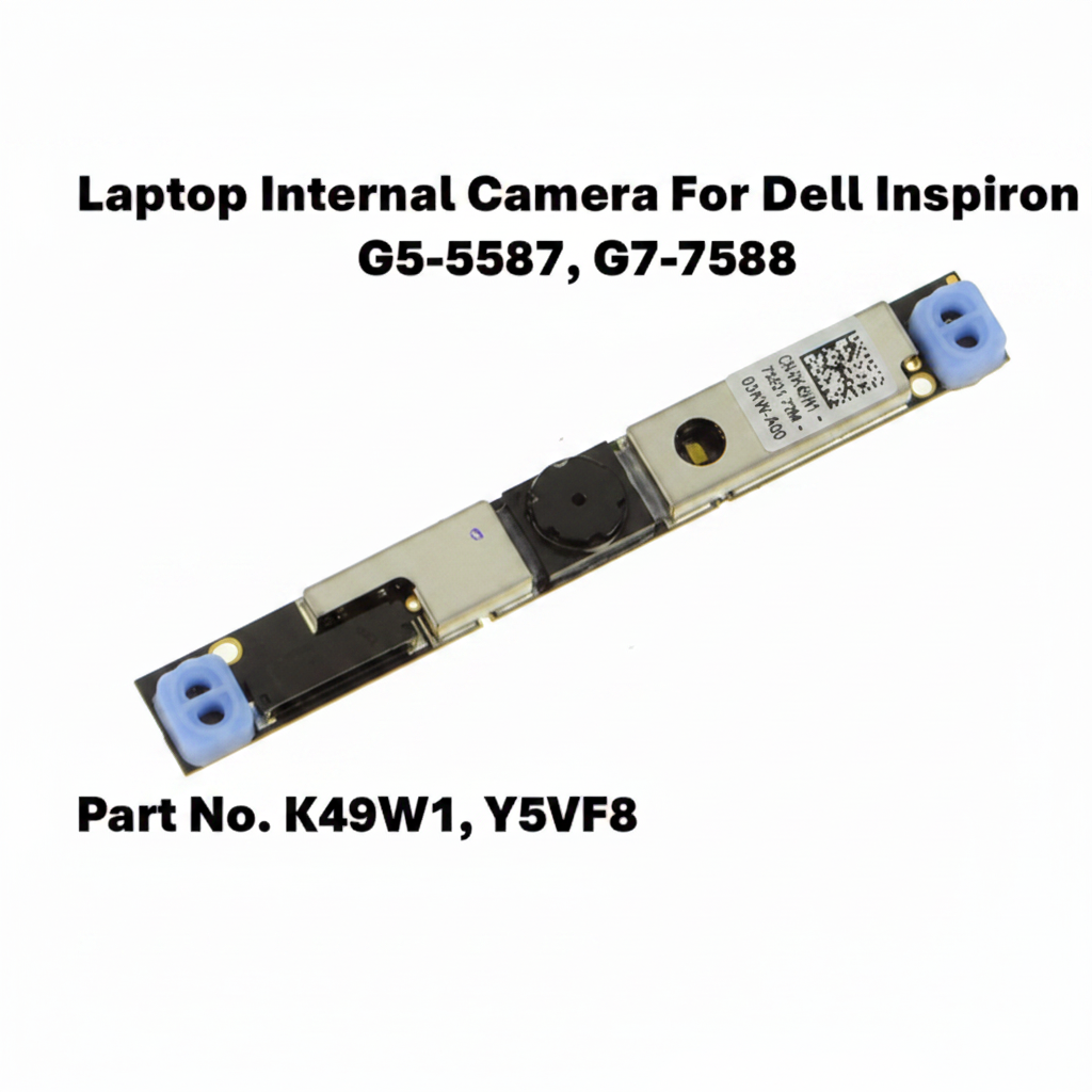Laptop internal camera module for Dell Inspiron G5-5587, G7-7588 on a white background