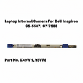 Laptop internal camera module for Dell Inspiron G5-5587, G7-7588 with part numbers K49W1, Y5VF8 on a white background.