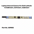 Laptop internal camera for Dell Latitude 13 5300 2in1, 5310 2in1, 5320 2in1 with part number 0XMGG on a white background.