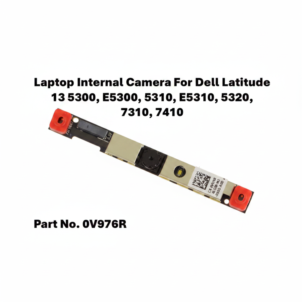 Laptop internal camera module for Dell Latitude laptops on a white background