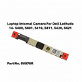 Laptop internal camera module for Dell Latitude laptops with part number 0V976R on a white background.