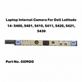 Laptop internal camera module for Dell Latitude laptops with part number 0XMGG on a white background.