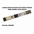 Laptop internal camera module for Dell Latitude 3300, E3300, 3310, E3310 with part number 0G4JK9 on a white background.