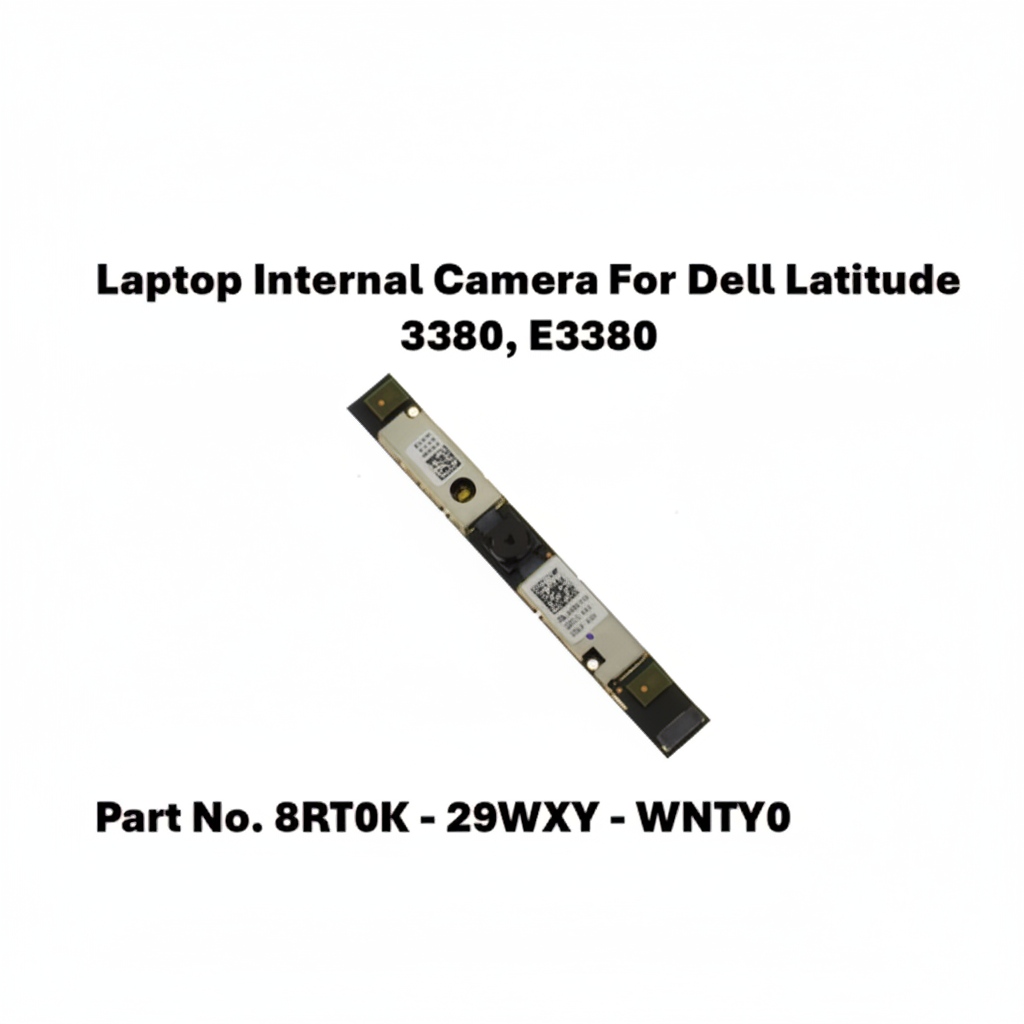 Laptop internal camera for Dell Latitude 3380, E3380 on a white background