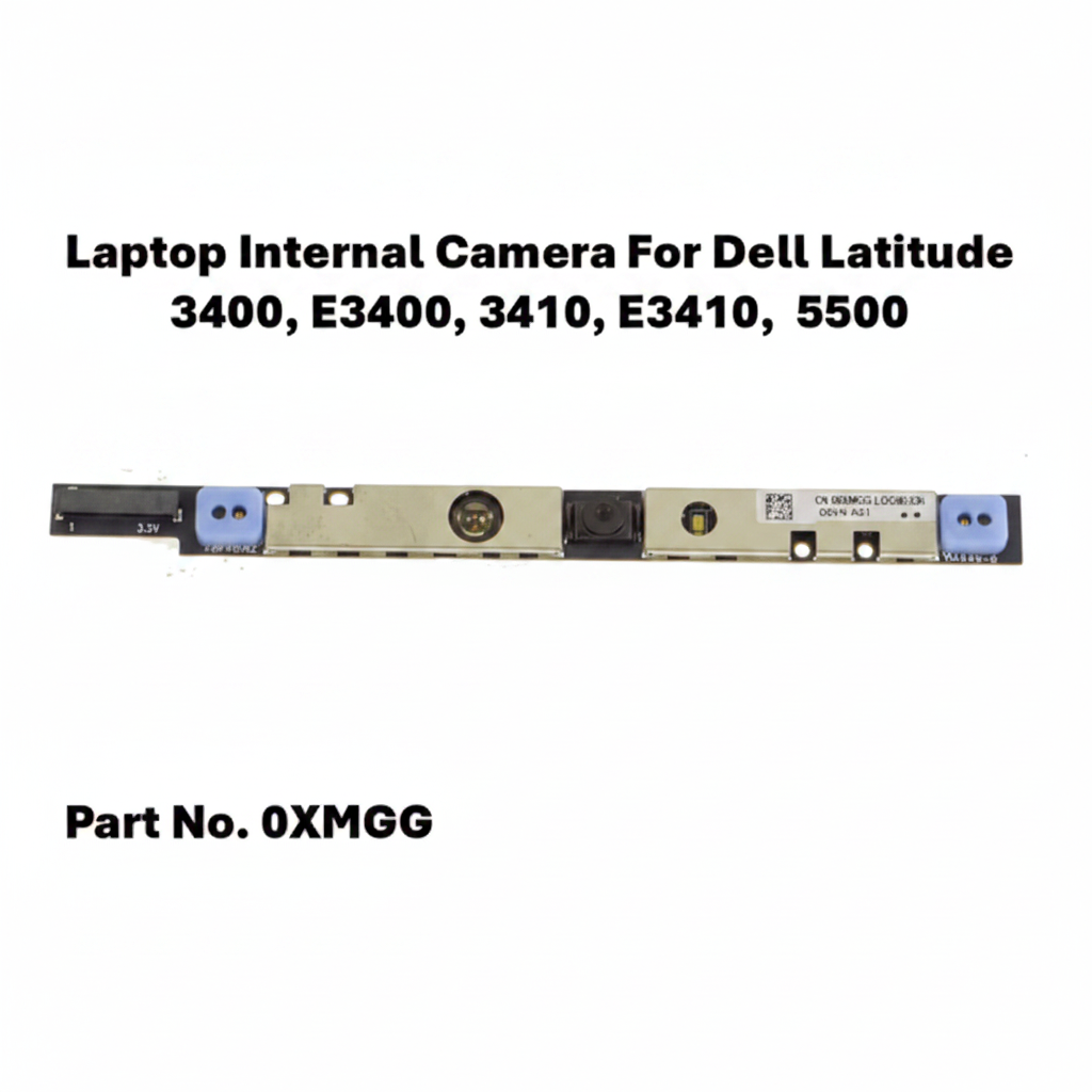Laptop internal camera module for Dell Latitude laptops on a white background