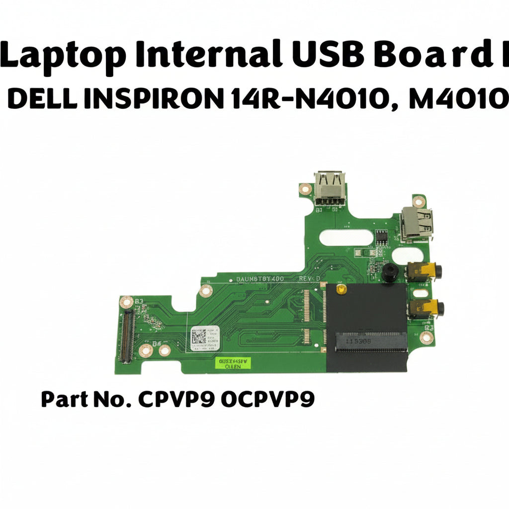 Dell Inspiron 14R N4010 USB IO Board CPVP9 Audio Jack Board Replacement