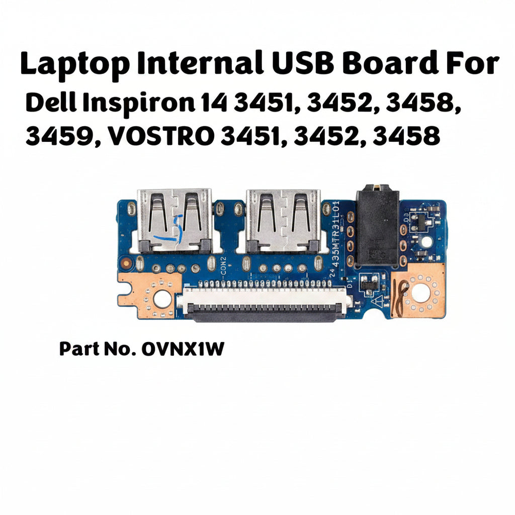 Dell | Internal USB IO Board | 0VNX1W | Inspiron 14 3451 3452 3458 3459 Vostro