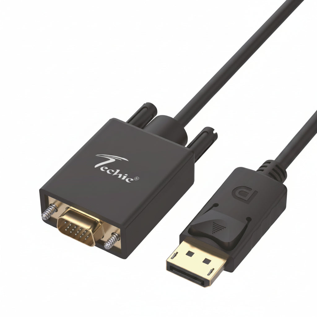 TCDV2 | DisplayPort to VGA Cable | NA | 1.8m Universal Compatibility
