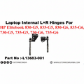 HP | Laptop Hinges (L+R) | L13683-001 | EliteBook 830-G5 835-G5 830-G6 835-G6 730-G5 735-G5 730-G6 735-G6